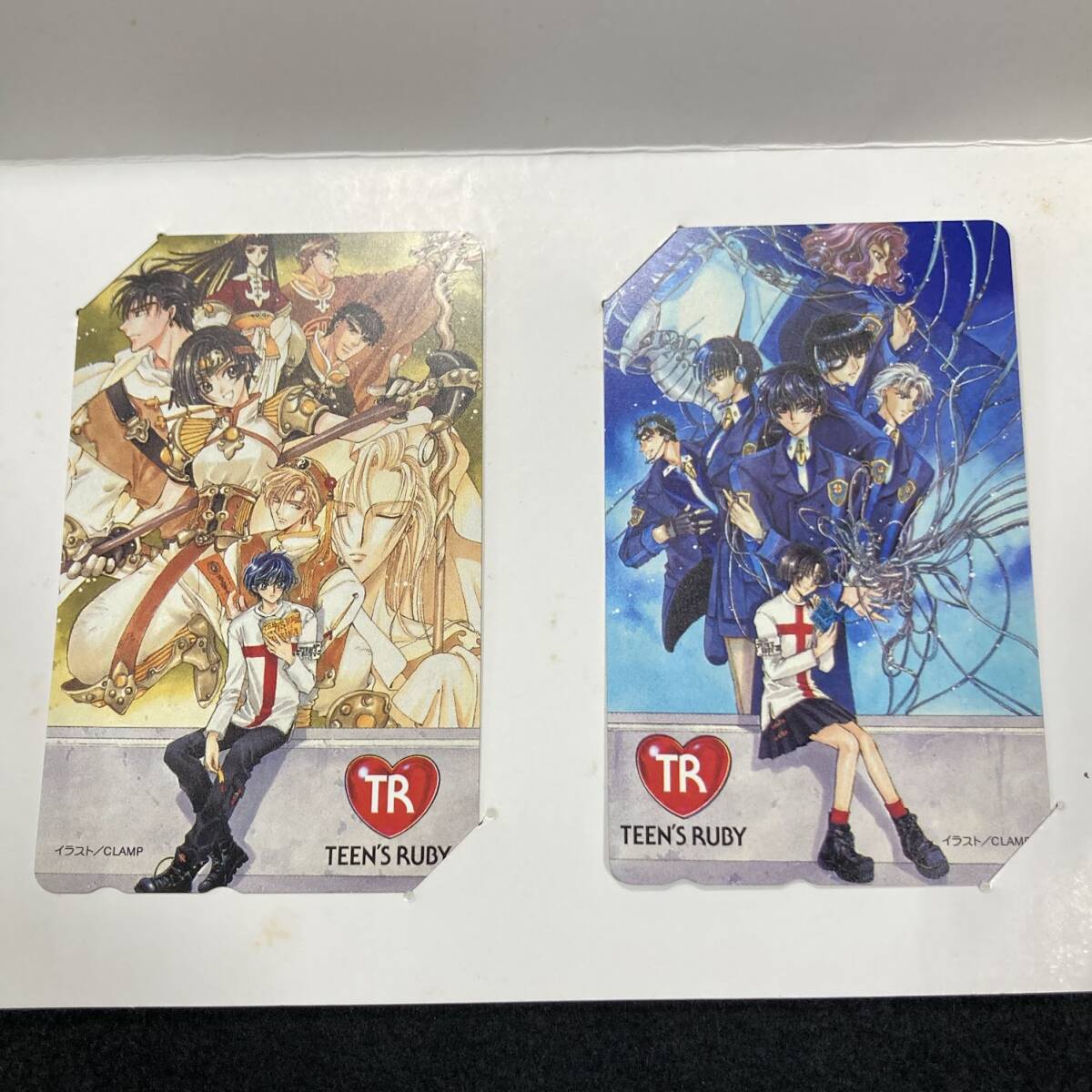 Amazon.co.jp: CLAMP X 原画 トレカ 全10種 SP箔押銀 エックス テレカ