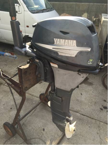 ヤマハ 船外機 Yahoo!オークション 4スト 15馬力L足 F15CWH 6AGK実働 