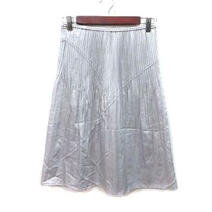 エヴェックス バイ クリツィア EVEX by KRIZIA プリーツスカート ミモレ ロング ストライ