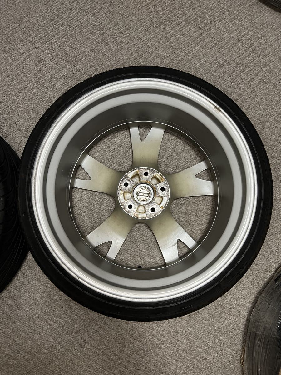 Z34 後期 純正ホイール NANKANG タイヤセット 日産純正 フェアレディZ Z34 Z33 RAYS 製純正ホイール 19イ + NANKANG