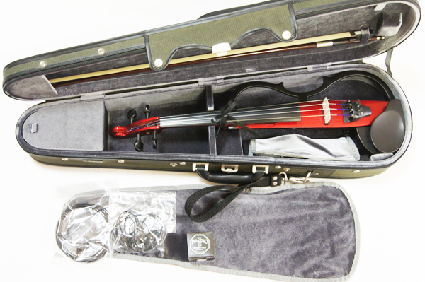 ■ヤマハ サイレントバイオリン SV-120レッド 弓&ケース付超美品