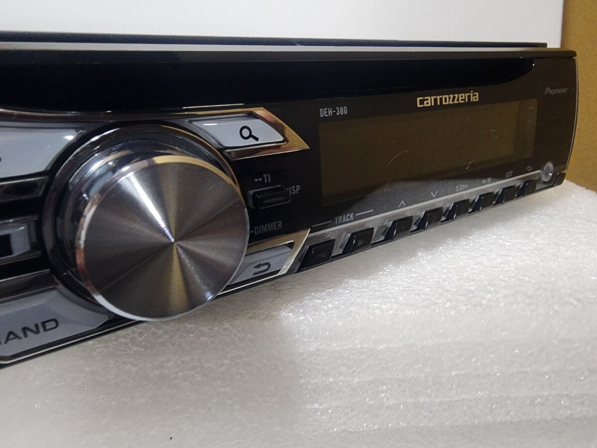 carrozzeria・ DEH-380・ CD・ AUX・ USB・ 1DIN・小物入れサービス【中古品】_4
