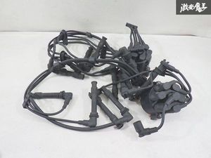 【実働外し】 ポルシェ 純正 993 911 プラグコード ツインデスビ用 デスビキャップ付 000