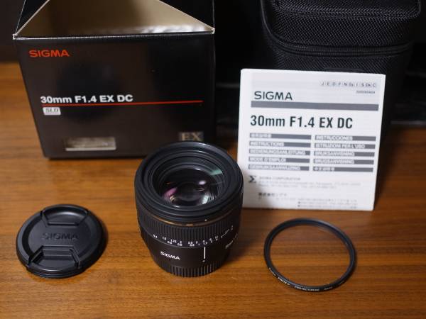 SIGMA シグマ 30mm F1.4 EX DC ペンタックス 送料込　中古美品