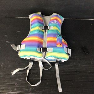 ピ/Tsulino/ライフジャケット/子ども用/虹色/フィッシング用品/ツーリノ/8.25-7 ST