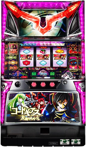 コードギアス 反逆のルルーシュ パチスロ実機　不要機付 コイン不要機付き】☆コードギアス反逆のルルーシュ☆実機 1円～コイン