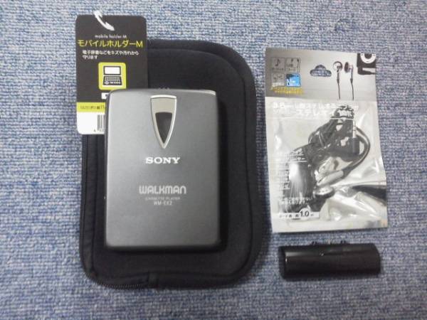 美品 SONY WM-EX2 カセット・ウォークマン 動作美品 再生専用 家電、AV