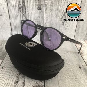 偏光サングラス　メンズ　レディース　偏光　調光　UV400　紫外線対策　ボストン　パープ