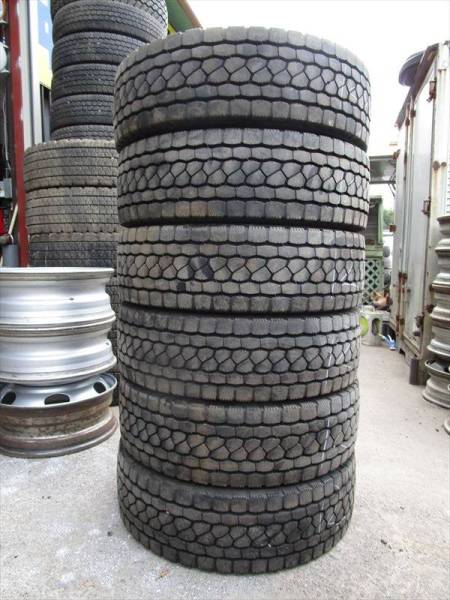 245/70R19.5　BS　エコピア　M801　ミックス　2012年製　6本　