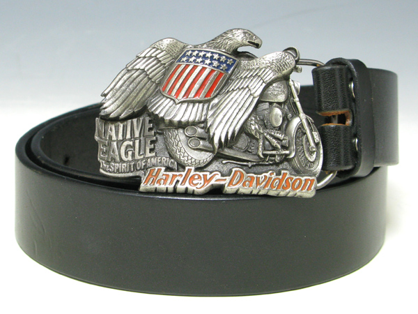 ★ハーレーダビッドソン 本革 ベルト 107cm★
