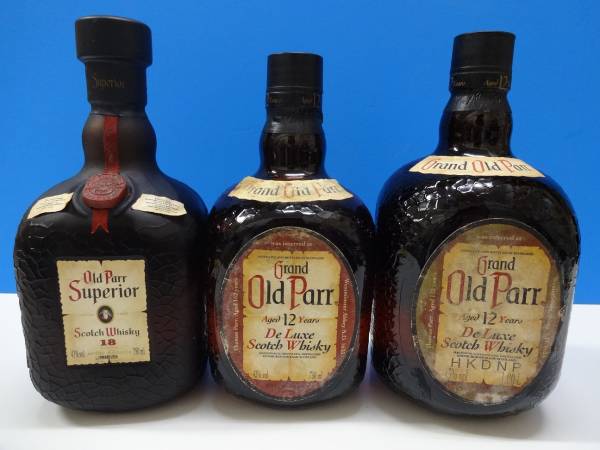 ○○古酒 オールドパー Old Parr 3本 未開栓○○ ウイスキー スコッチ ○○古酒 オールドパー Old Parr 3本 未開栓○○ ウイスキー スコッチ