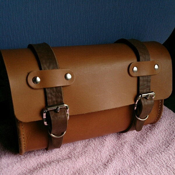 新作ツールバック 牛革 キャメル 焦げ茶 アメリカン モンキーい