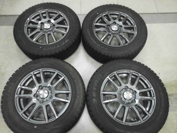 195/65R15スタッドレス アルミ付114.3-5 ノア、VOXY セレナ等