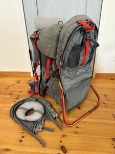 mont-bell モンベル ベビーキャリア/グレーレッド ベビーキャリア アウトドア 背負子キャ