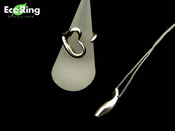 1円 ティファニー ネックレス リング SV 計2点セット EJ099