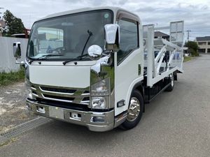 【K-0028】いすゞ エルフ NPR85YN 高床 キャリアカー 車２台積み ローダー 花見台 ウィン