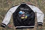 新品　ミッキー ディズニー スカジャン　ブラック M 送料込 ②