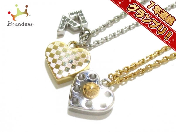 ルイヴィトン ネックレス 新品同様 M67028 真鍮 LOUIS VUITTON