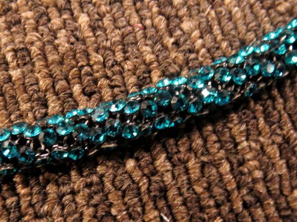 NEZCA ネズカ ネックレス スワロフスキー ターコイズ 美品 MEN nezca