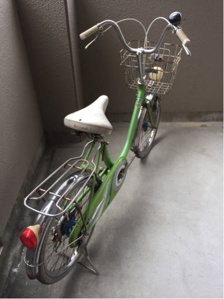 455、【昭和レトロ】ナショナル自転車24インチ 昭和レトロ自転車 ママチャリ ナショナル(24インチ未満)｜売買された