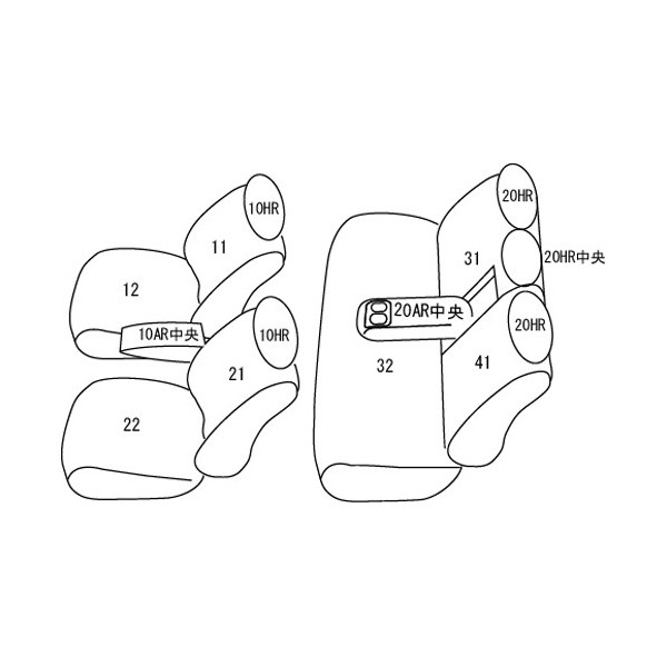 クラッツィオ プリウス シートカバー ET-1078