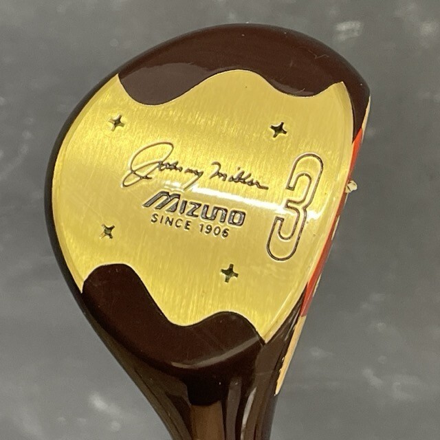 希少　Mizuno Johnny Miller パーシモン　ウッド　3本セット MIZUNO ゴルフクラブ 11点セット S.P.9-3 パーシモン ジョニー ミラー