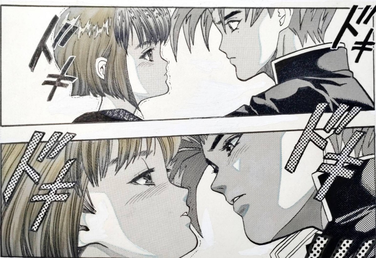 真作保証】漫画家【桂正和 DNA2】第16号 P.328 生原稿 原画 電影少女