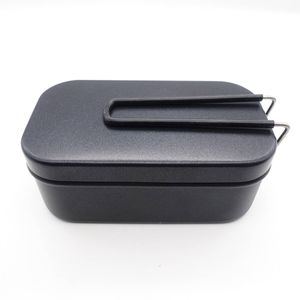 テフロンメスティン 飯盒 スモールサイズ 小/ブラック 黒/ソロ キャンプ用品/アウトドア/