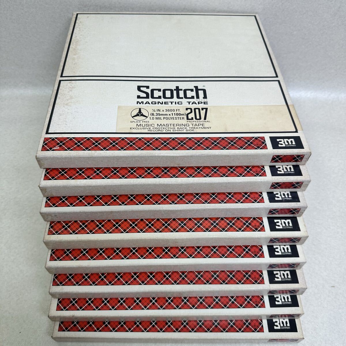 Scotch オープンリール磁気テープ　207 ８点_1