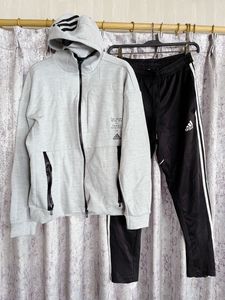 アディダス adidas 上下セット ジャージ パーカー セットアップ サッカー ウェア ジャー