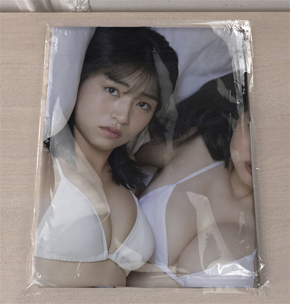 1円スタート/白濱美兎＆佐々木ほのか/90cm×45cm/2wayトリコット/抱き枕