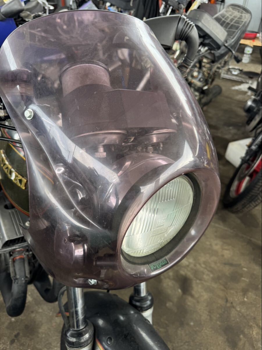 トレイシー　カウル　当時　Z1 Z2 gt380 kh400 kh250 マニア必見【当時物】FUTURA 透明カウル Z1 Z2 gt380 gt750 gs400