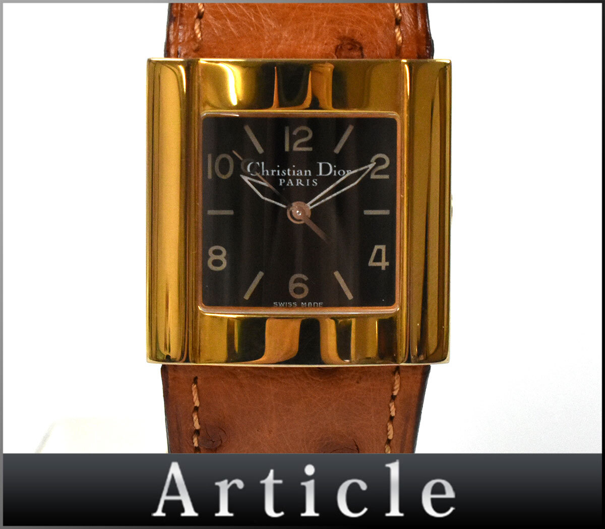 241732□動作確認済 Christian Dior ディオール 腕時計 クォーツ D79 