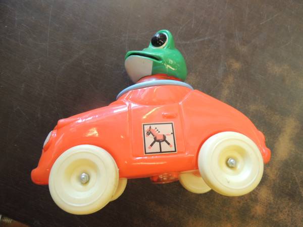 レア☆蛙 カエル 車 ☆おもちゃ☆昭和レトロ☆当時物☆