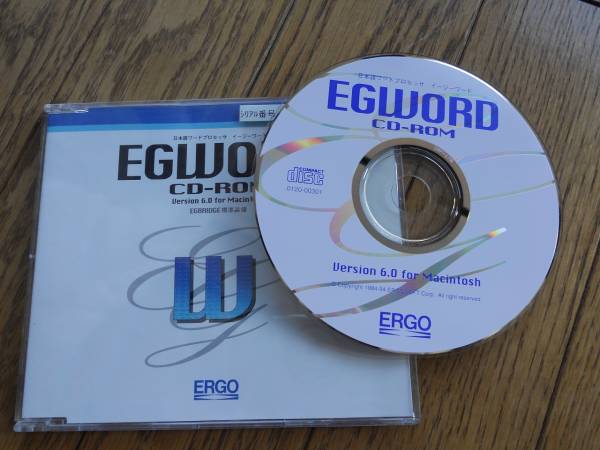 その他 EGWORD 6.0 Macintosh EGWORD Version 6.0 for Macintosh 【公式通販】