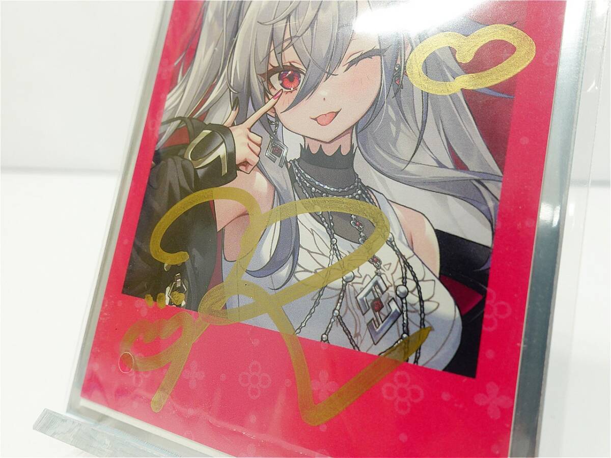 響咲リオナ 誕生日記念 2025 直筆サイン入りチェキ風ブロマイドカード