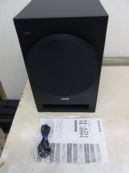 オーディオ機器 ONKYO SL-A251(B) アンプ内蔵サブウーファー SL-A251