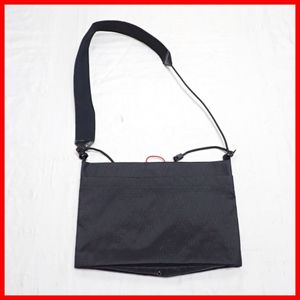 ★美品 山と道/ヤマトミチ サコッシュ X-Pac Black/ナイロン製/ショルダーバッグ/アウト