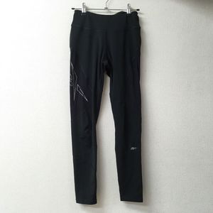 J2304 リーボック スポーツタイツ スパッツ ブラック レディース M 黒