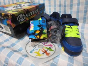 HEELYSヒーリーズ ローラーシューズ THUNDER X2 18.0cm ネイビー/ロイヤル/ネオンイエロ