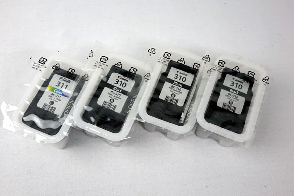 Canon BC-310 BC-311 * キヤノン純正インク 計4本 未使用 