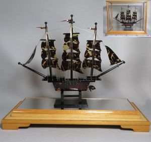 べっ甲の帆船 Yahoo!オークション - べっ甲 鼈甲 べっこう オランダ船 帆船 宝船 置