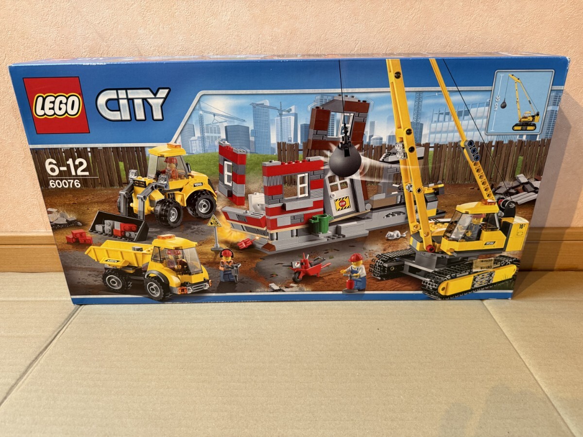 1円スタート LEGO CITY 解体現場 60076 大型セット／はたらく車