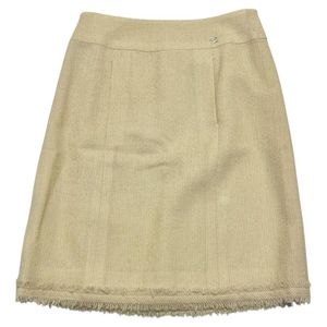 CHANEL シャネル ココマーク スカート アイボリー系