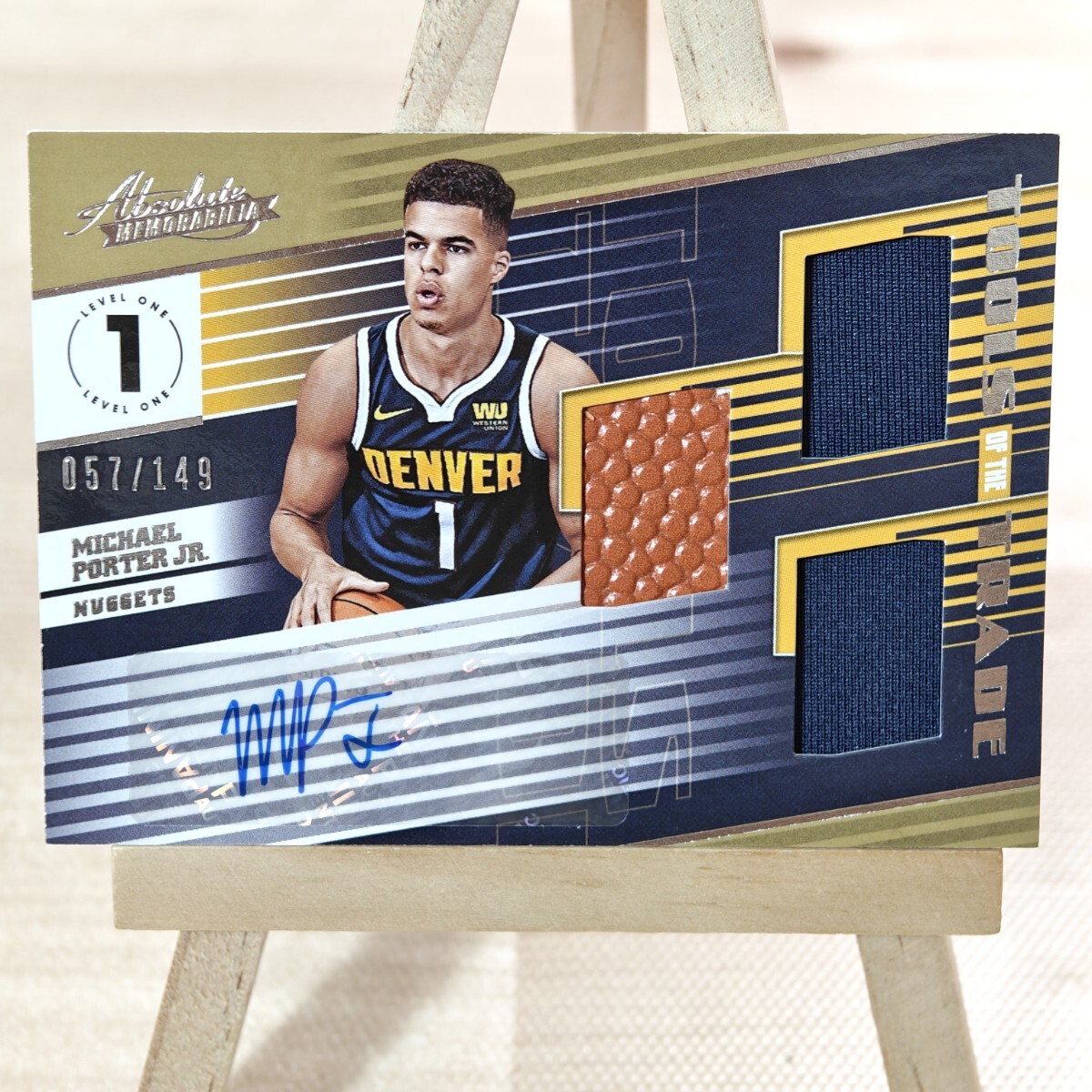 【限定49枚!!】Michael Porter Jr. RC 直筆サイン 149枚限定 マイケル・ポーター・ジュニア 2018-19 Panini Absolute