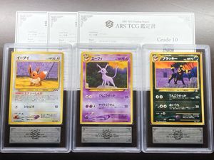 ポケモンカード旧裏 ブラッキー、エーフィ、イーブイ、プレミアム