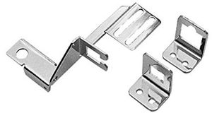 スロットル/キックダウンケーブルブラケット★クローム　キャブレター用　エーデルブロッ