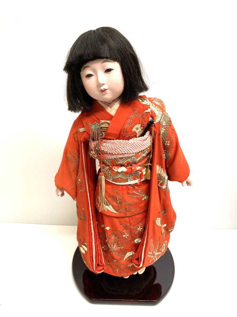 ◇325 時代物 希少 人間国宝平田郷陽の弟【平田陽光 作】市松人形