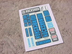 SRAM RockShox Decal Kit 35mm DC BLUE 新品未使用