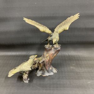 鷹の置物　 金属製　 オブジェ 鷹 A668 鉄製 鷹 置物 彫刻 オブジェ 飾り物 縁起物 家運隆盛 魔除け